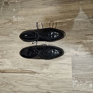 Zara Trafaluc Black Loafer Size 38